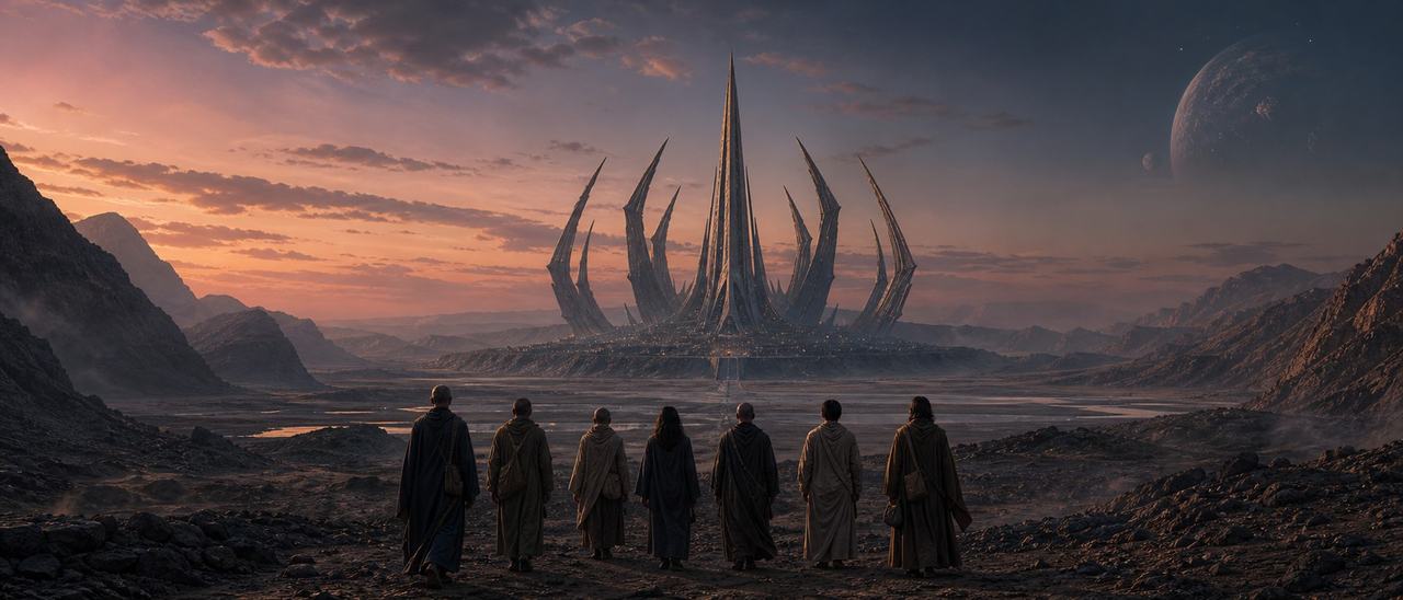 Pilgrims Before the Thorn